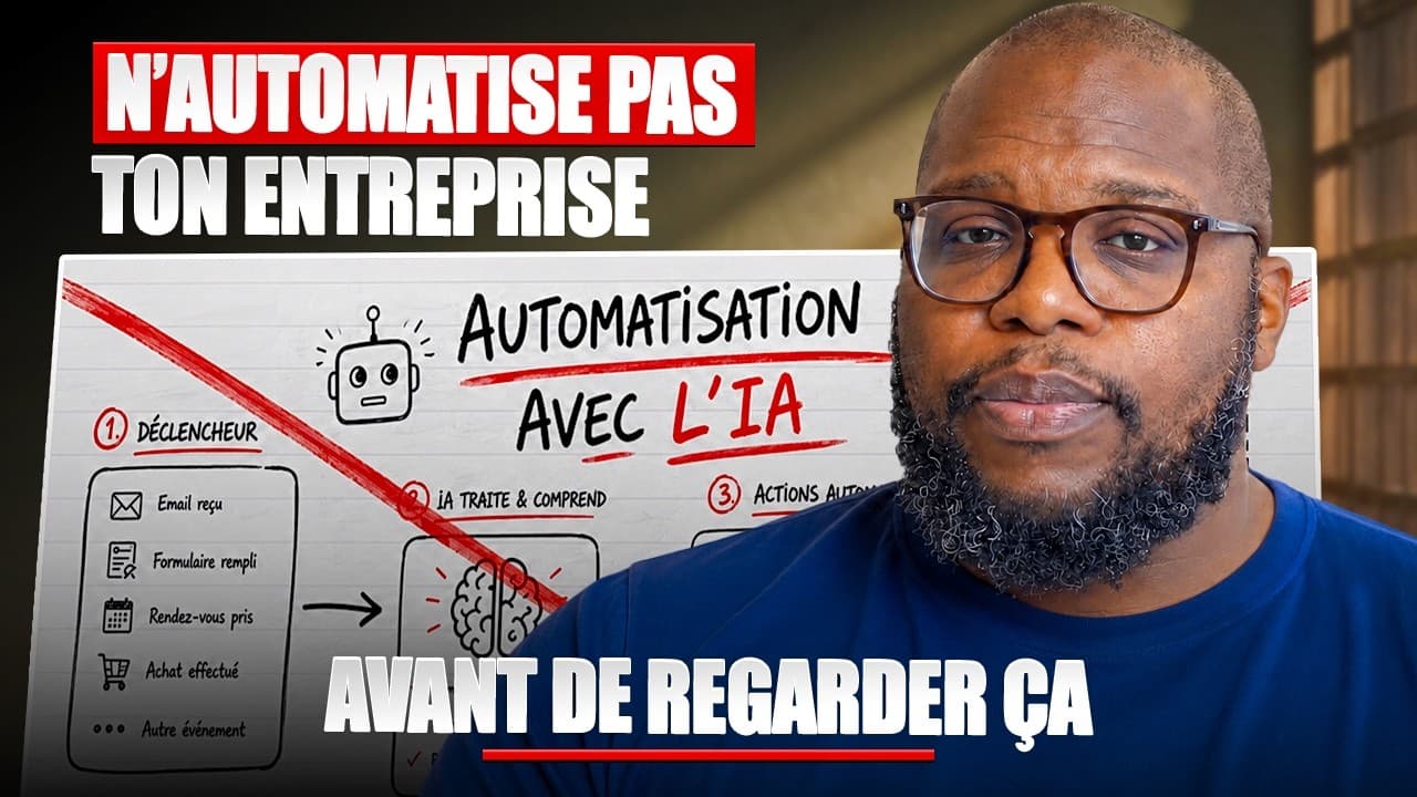 Aperçu du projet N’automatise pas ton entreprise avec l’IA avant d’avoir compris ça